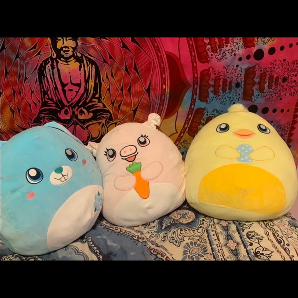 3 Easter Squishmallow bundle